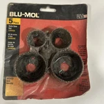 Blu-mol Hole Saw Kit. Carbon Steel. For Use In Wood. Piece Set Usa 6560 Nos. Fixed Price $10.98.