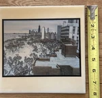 Vintage Mark Mcmahon Ceramic Tile Chicago Lincoln Park. Fixed Price $25.00.