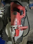 Milwaukee 6377 8-1/4" Worm Gear Saw *runs Good, Cuts *needs Some Tlc* See Desc. Fixed Price $150.00.