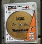 New Ridgid 7" Porcelain Ceramic Marble Tile Blade CJ70P Diamond Free Ship. Fixed Price $25.00.