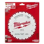 Milwaukee 48-40-0720 7-1/4" Tungsten Carbide 24 Tooth Framing Circular Saw Blade. Fixed Price $14.49.