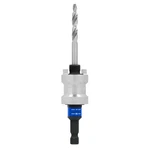 Lenox 9/16" 1-3/16" Snap-back Quick Change Hole Saw Arbors LXAH9938PBM. Fixed Price $18.44.