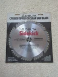 Delta Sidekick 10" Combination Saw Blade Carbide Tips 50T 35-032 New. Fixed Price $24.99.
