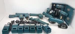 Lot Of Vintage Makita Power Tools Cordless 6093D 5090D 4390D DC9000 Chargers. Fixed Price $85.00.