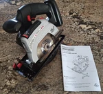 Craftsman 315.115161 19.2V Laser Trac Guide 1/2" Trim Saw Manual, Tested. Fixed Price $36.00.