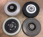 Lot Of (4) 6" Caster Wheels Jazzy Wheelchairs Select Elite Quantum 600 Edge 614. Fixed Price $25.00.