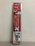 Milwaukee 48-00-5221 Ax 6 " Carbide Demolition Reciprocating Saw Blade Tpi 1PK. Fixed Price $9.88.