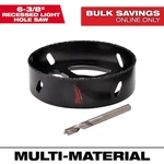 Milwaukee 6-3/8 In. Carbide Recessed Light Hole Saw With Pilot Bit. Fixed Price $29.99.