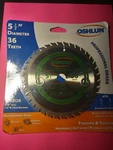 Oshlun SBW-055036 Circular Saw Blades 5-1/2-INCH Tooth Atb Finishing And. Fixed Price $22.00.