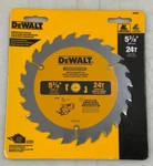 Dewalt DW9054 5-3/8" 24T Smooth Woodcutting Saw Blade. Fixed Price $9.00.