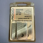 New Ridgid AC2111 Molding Head Cutter Bit Set Cabinet Door Lip. Fixed Price $19.99.