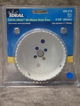 Ideal 3-5/8" (92MM) Iron-man Bi-metal Hole Saw, #35-378 (BN451). Fixed Price $20.99.
