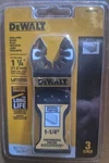 Dewalt 1-1/4" DWA4209-3 Oscillating Blade 3PC. Fixed Price $18.97.