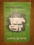 Dormeyer Power Chef Electric Food Manual Book. Fixed Price $7.00.