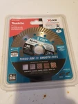 Makita E-07244 X-lock 5" Turbo Rim Diamond Blade For Masonry Cutting New. Fixed Price $16.90.