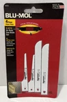 Blu-mol Aggressor Bi-metal Air Body Saw Blade Assortment, 4-PIECE #6472 New!. Fixed Price $20.00.