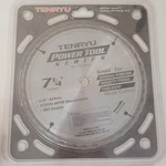 Tenryu Power Tool Series Saw Blade No. PT-18540T 7 1/4" Diameter 5/8" Arbor. Fixed Price $20.00.