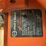 Vintage Black & Decker 7-1/4 Circular Saw 4900 Rpm Model 7380 Tested, Works. Fixed Price $24.50.