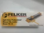 Felker Light Duty Manual Tile Cutter TC-13. Fixed Price $19.99.