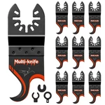 Aificut 10 Pcs Oscillating Multi Tool Hook Knife Blade For Carpet Roof Shingl.... Fixed Price $30.39.