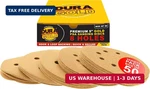 Dura-gold Premium Variety Pack 5" Sanding Discs 8-HOLE Dustless Hook. Fixed Price $30.86.