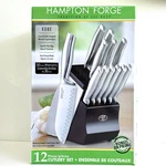 Hampton Forge Kobe 12 Piece Knife Set Block Stainless Steel Brand New Unopened. Fixed Price $29.00.