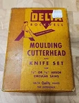 Pristine Condition Vintage Delta Rockwell 34-821 Moulding Cutter Head & Knives. Fixed Price $79.69.