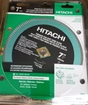 Hitachi Model 728745 7" Turbo Diamond Blade Concrete & Masonry New. Fixed Price $30.00.