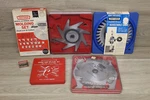 3 Craftsman 7" Dado Saw Blades & 2 Mounding Head Cutter Sets. Fixed Price $64.50.