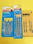Lot Of Bosch & Dewalt U-shank Jig Saw Blades 12 Total Free Shipping. Fixed Price $18.99.