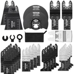 Vevor 30-PIECE Oscillating Saw Blades, Quick Release Multi Tool Black. Fixed Price $44.26.