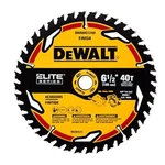 Dewalt DWAW61240 Elite Finishing Carbide Blade, 6-1/2" X 40T. Fixed Price $23.51.
