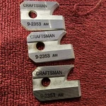 Craftsman Molding 9-2353 Cabinet Door Lip Bit Set New Stock #5. Fixed Price $9.99.