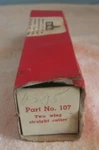 Vtg Dewalt Woodworking NO.107 Wing Straight Cutter For Casings. Fixed Price $40.00.