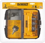 Dewalt DWACM1802 Metal Cut Carbide Holesaw Set, 3 Piece. Fixed Price $169.55.