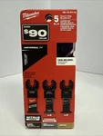Milwaukee 49-10-9115 Multi-tool Kit W/ Nitrus & Bi-metal Blades 5PC. Fixed Price $22.00.