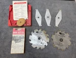 Vintage Sears Craftsman Kromedge 6" Dado Set 9-3258 For 1/2" Arbor. Fixed Price $26.25.