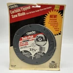 (2) Nos Credo Enduro Carbide Tipped Saw Blade Usa 7-7 1/4" Rip Crosscut *4&8T*. Fixed Price $16.95.