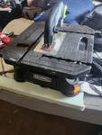 Versatile Table Saw For Rip, Cross & Miter Cuts, 5 Blades Included. Fixed Price $75.00.