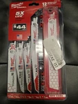 Milwaukee 49-22-1129 12-PIECE Ultimate Demolition Sawzall Blade Set. Fixed Price $24.97.