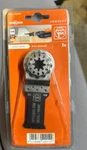 Fein-bosch: Starlock 6-35-02-222 27-0 Wood/metal 3X E-cut Universal Blade. Fixed Price $32.00.