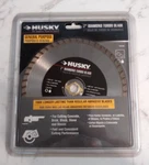 Husky 7" Diamond Turbo Blade. Fixed Price $7.99.