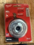 Milwaukee 3 Crimped Wire Cup Brush Carbon Steel 5/8 IN-11 Arbor 48-52-5060. Fixed Price $20.00.