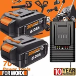 3.0/8.0AH 20V Max Lithium Battery Charger For Worx WA3520 WA3575 WG891 WA3525. Fixed Price $86.00.