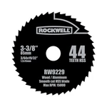 Rockwell RW9229 Steel 15,000 Rpm Versacut Circular Saw Blade #44X3-3/8 Dia. In.. Fixed Price $11.99.