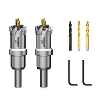 Mollom 7/8INCH 22MM 2PCS Heavy Duty Carbide Hole Saws, Cutters For Stain.... Fixed Price $33.09.