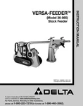 Delta 36-865 Versa Feeder Instructions Manual. Fixed Price $19.99.