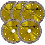 7 Inch Turbo Mesh Rim Pro Diamond Saw Blade For Angle Grinder 5 Pack. Fixed Price $175.00.