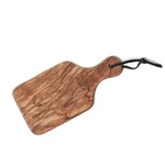 54070 French Olivewood 8INCH Handcrafted Cutting Board With Handle Block. Fixed Price $31.67.