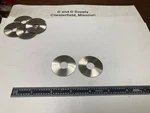 Lot Of 2, Malco 0.028" Slitting Saw Blades, 1-1/2" Dia, Arbor Hole. Fixed Price $12.95.